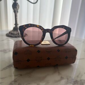 MCM Tortoise Shell Tinted Sunglasses